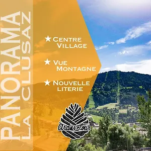  Appartement Studio Panorama - Vue Montagne Et Village, Centre - Aravistour